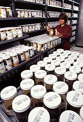 FDA compliant Kalrez works for these jars of seeds